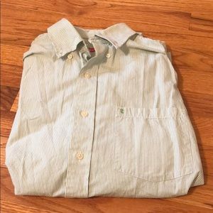Men’s striped dress shirt